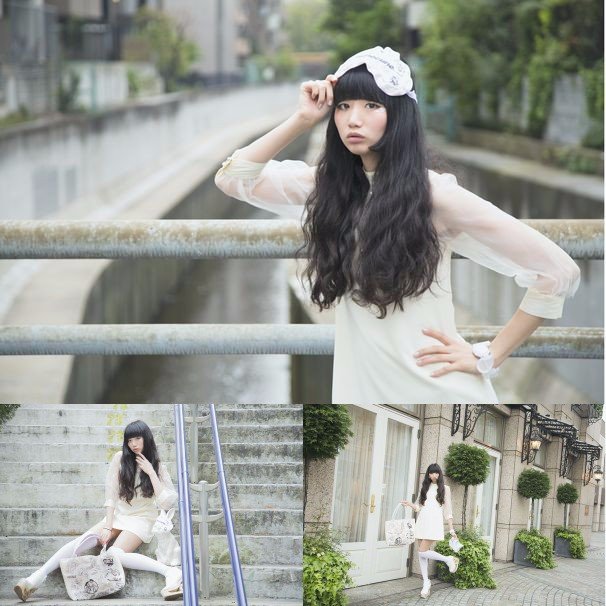 限定コラボグッズ（モデル：アリスムカイデさん）