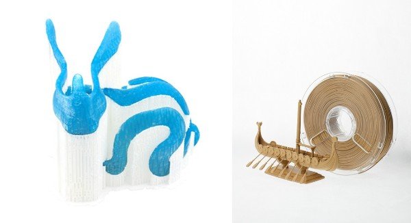 「Poly Support」(左)、「Poly Wood」(右)出力サンプル