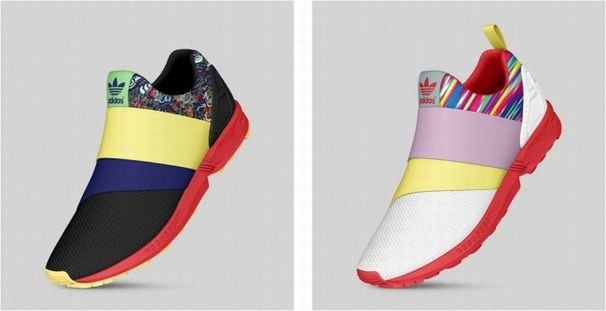 「mi ZX FLUX SLIP ON」