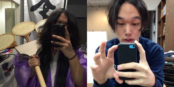 左：DJ急行さん、右：okadadaさん／画像はそれぞれのTwitter、Instagramより