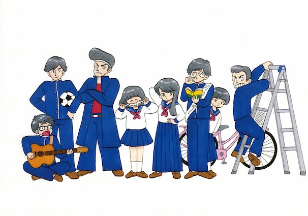 イラスト化したロロメンバー