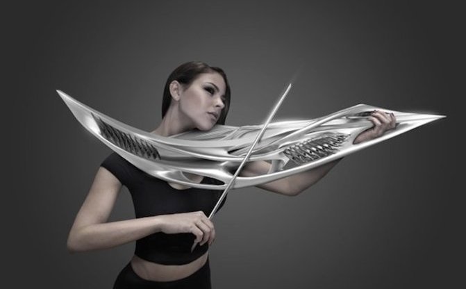どんな音がする 建築家デザインの武器っぽいバイオリンのライブ開催 Kai You Net