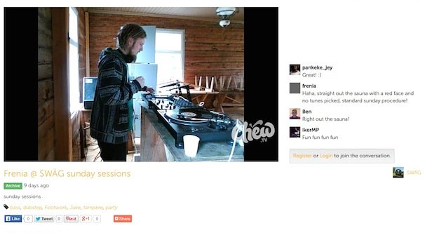 配信画面のスクリーンショット