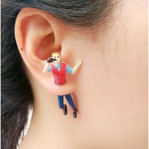 ワイワイパリピポ♪ピアス／ヴィレッジヴァンガードオンラインストアより