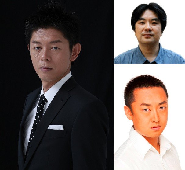 左:島田秀平さん、右上:エスパー小林世征さん、右下:キックさん