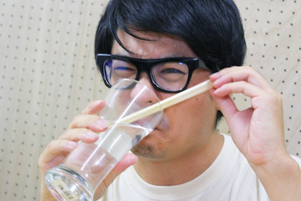 「割り箸水」を味見してみた