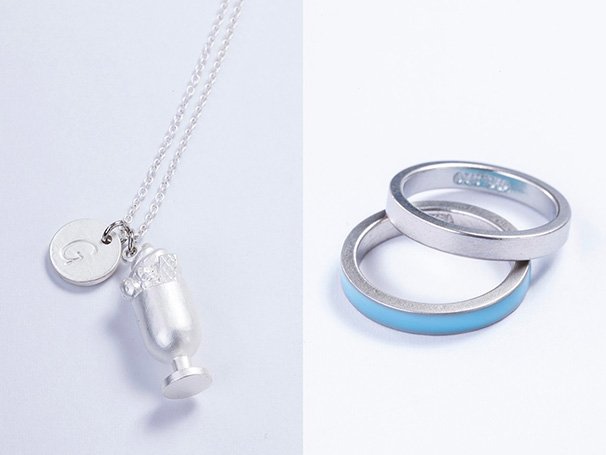 銀時パフェネックレス／2連リング 銀時モデル