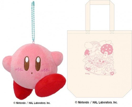 左:カービィ MCキデイランド限定(1,000円+税)、右:エコバッグ(ピクニック柄)(600円+税)