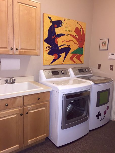 洗濯機にも貼り付け可能！