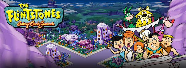 『The Flinstones』のBedrockのイメージ図／公式Flinstones Bring Back Bedrock Facebookサイトより