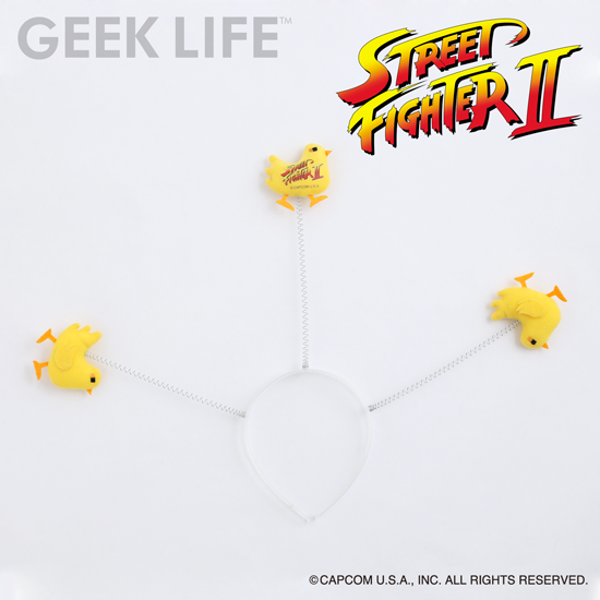 『ストリートファイターII』ピヨるカチューシャ／GEEK LIFE STORE　Facebookより