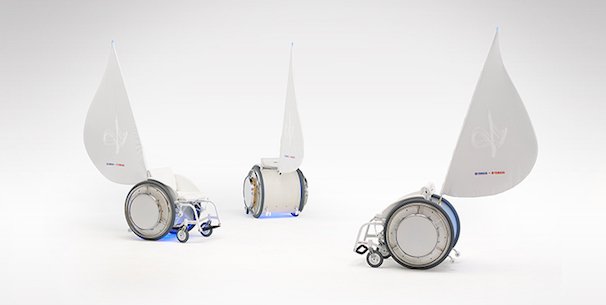 音を奏でる電動アシスト車いす「＆Y01」 2