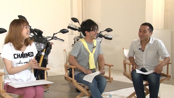 左から、榎本温子さん、野島裕史さん、荻野晴朗さん