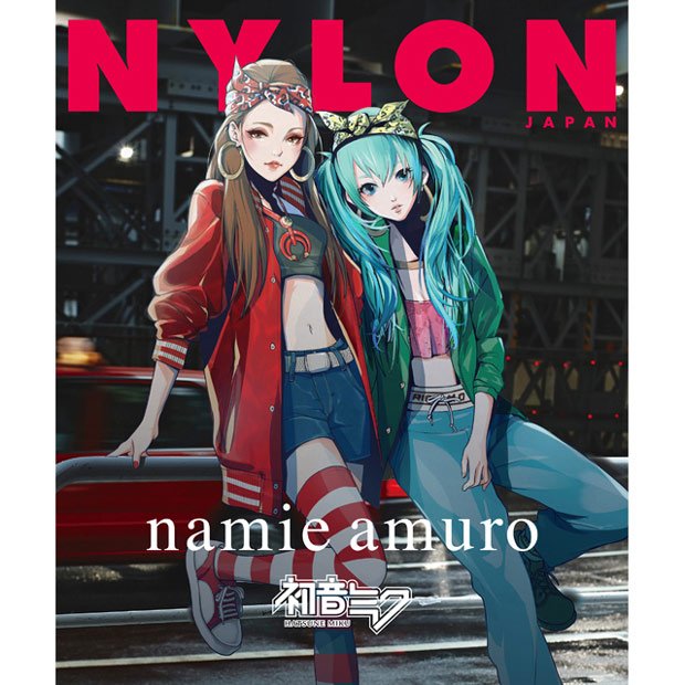 Nylon Japan 表紙に降臨したストリートな安室奈美恵 初音ミクのイラストが話題 Kai You Net