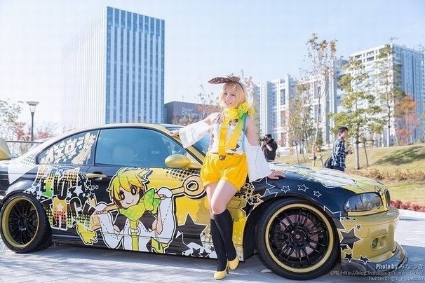 痛車の展示も!