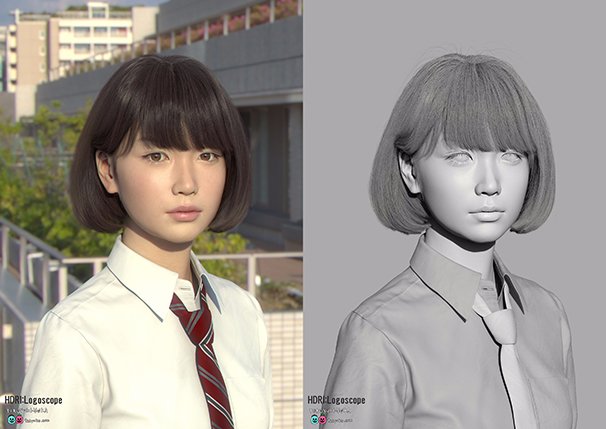 3DCGキャラクター「Saya」2