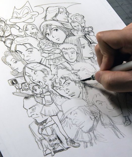 浦沢直樹 描いて描いて描きまくる メインビジュアルも公開 漫画家33周年で初の本格的個展 Kai You Net