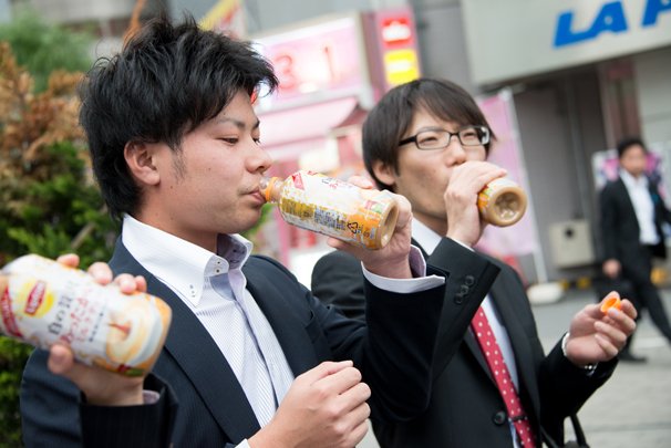 いい飲みっぷりです