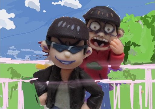 「粘土で作る6つ子」8