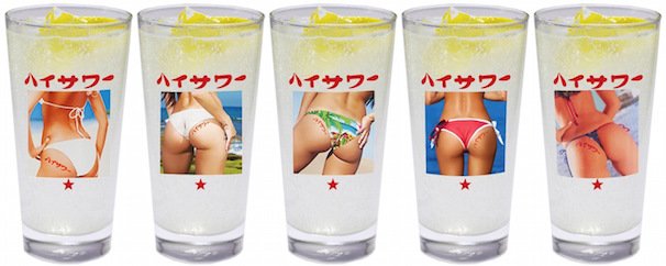 歴代美尻グラス5種の“集ケツ”セット