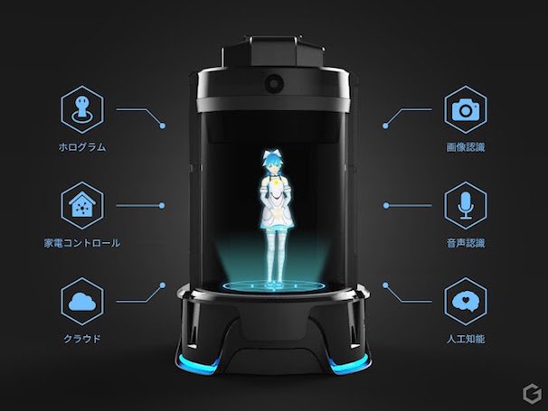 ホログラムコミュニケーションロボット「Gatebox」 2