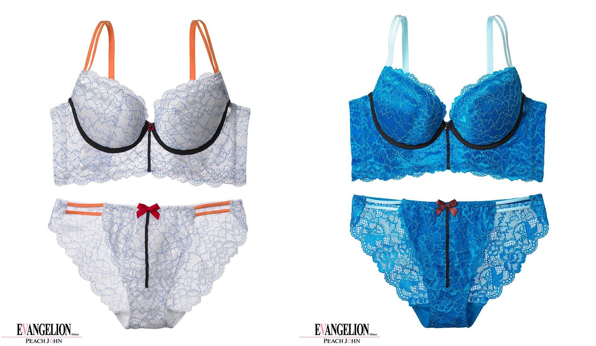 「EVAモデルレーシィブラセット（綾波レイ／碇シンジ）」