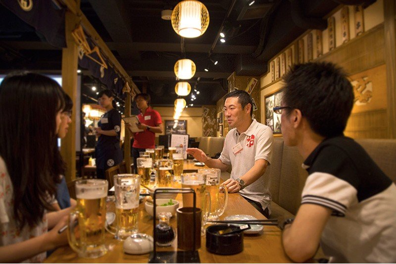 2015年度「就活応援0円酒場」の様子／採用担当ブログより