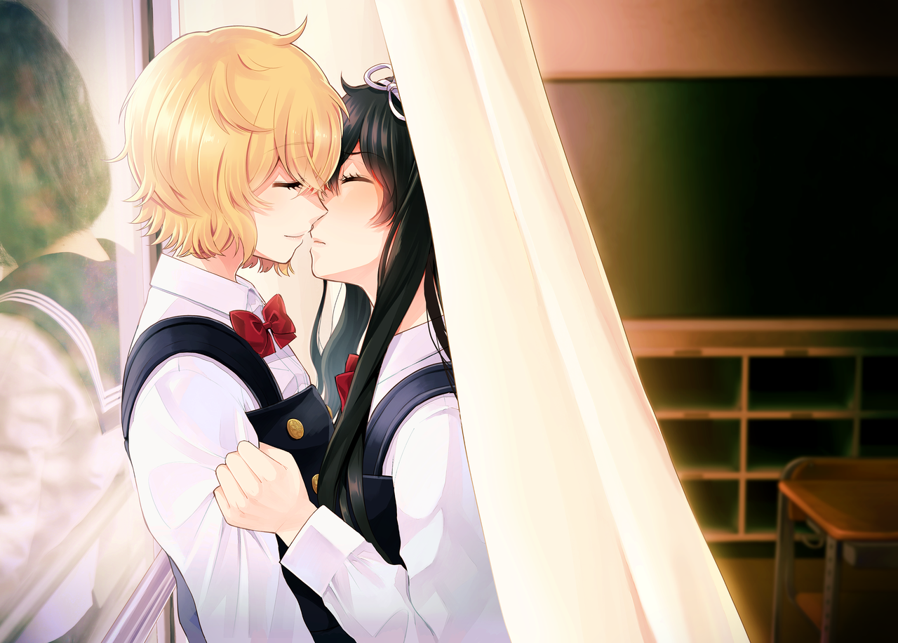 「百合展2016~放課後に、そっと咲いた一輪の花~」／缶乃さん描き下ろしイラスト