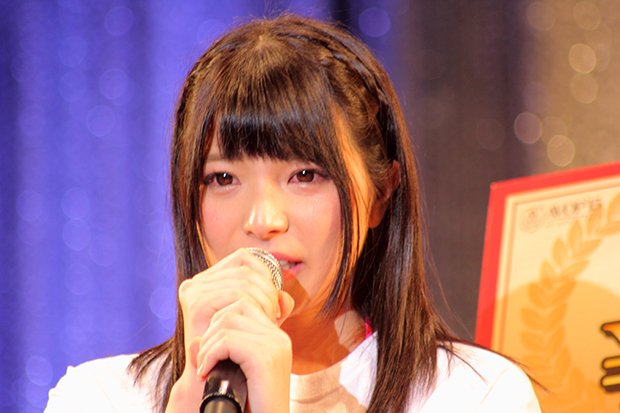 「AV OPEN 2015」引退発表の様子