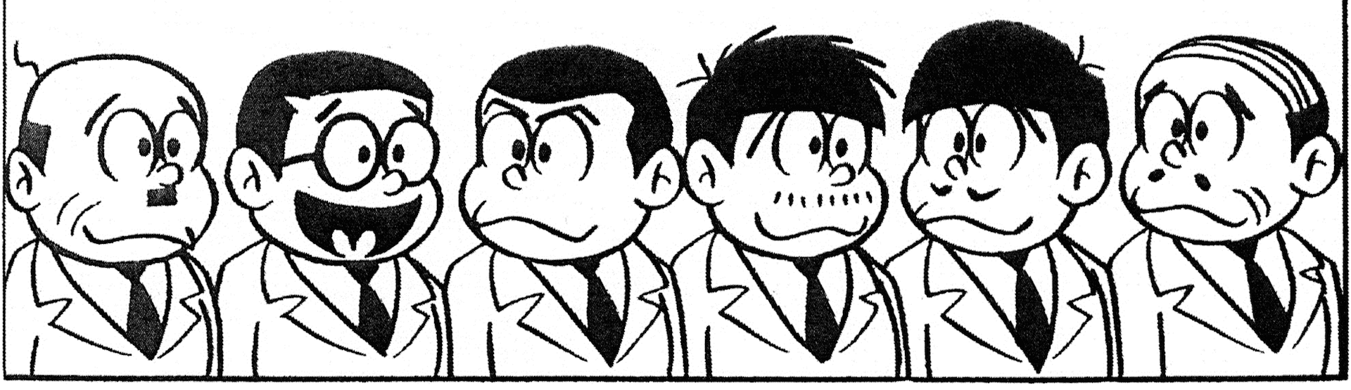 30年後の6つ子たち （C）Fujio Akatsuka