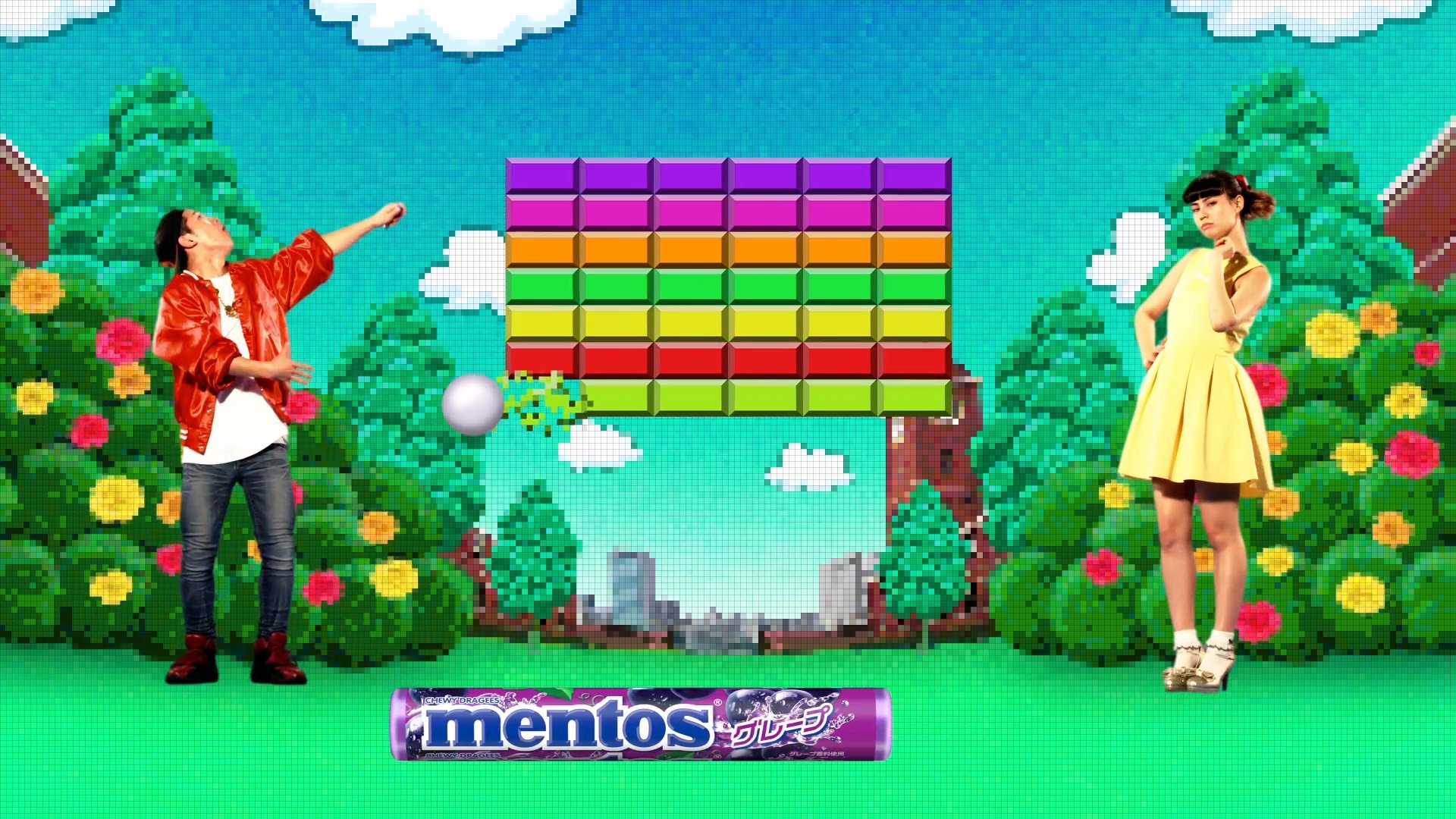 TVCM「mentos WALL BREAKER」篇