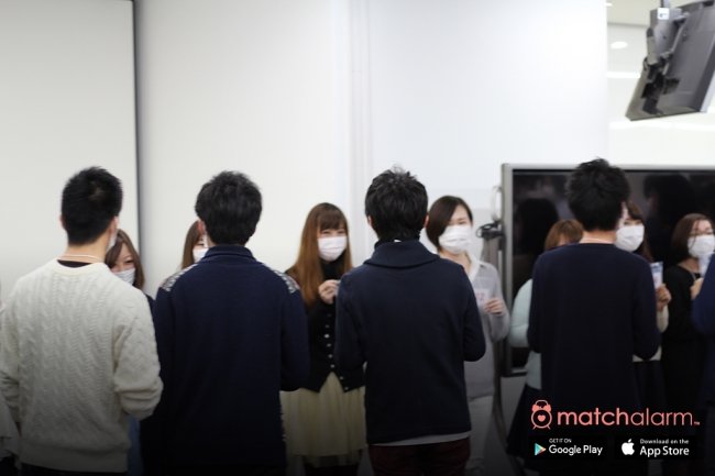 「マスクdeお見合い」※写真は3月12日に開催した「マスクdeお見合い」の様子 3