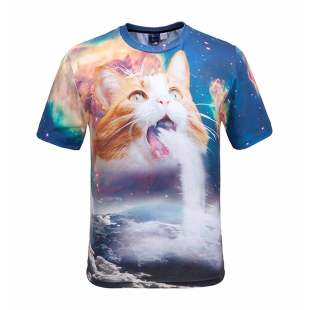 猫 宇宙 Amazonで買えるブッ飛んだ猫tシャツの勢いがヤバい Kai You Net