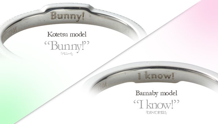 『劇場版 TIGER & BUNNY -The Rising-×THE KISSリングセット』1