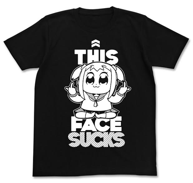 ポプテピピックSUCKS-Tシャツフロント