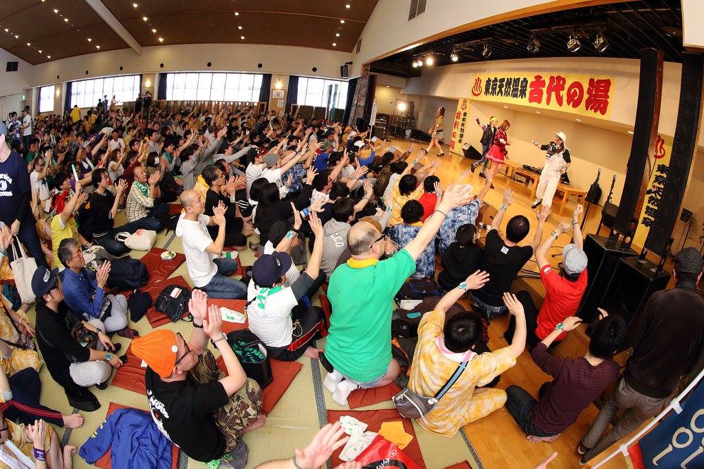 「湯会＠東京天然温泉古代の湯」の様子