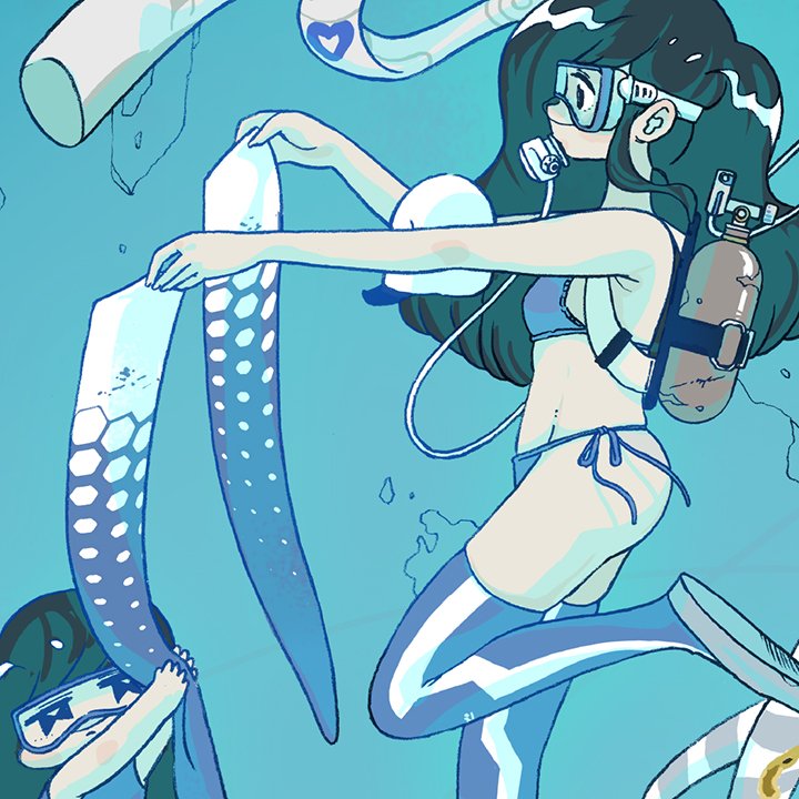 描き下ろしイラスト（部分：ウチボリシンペ）