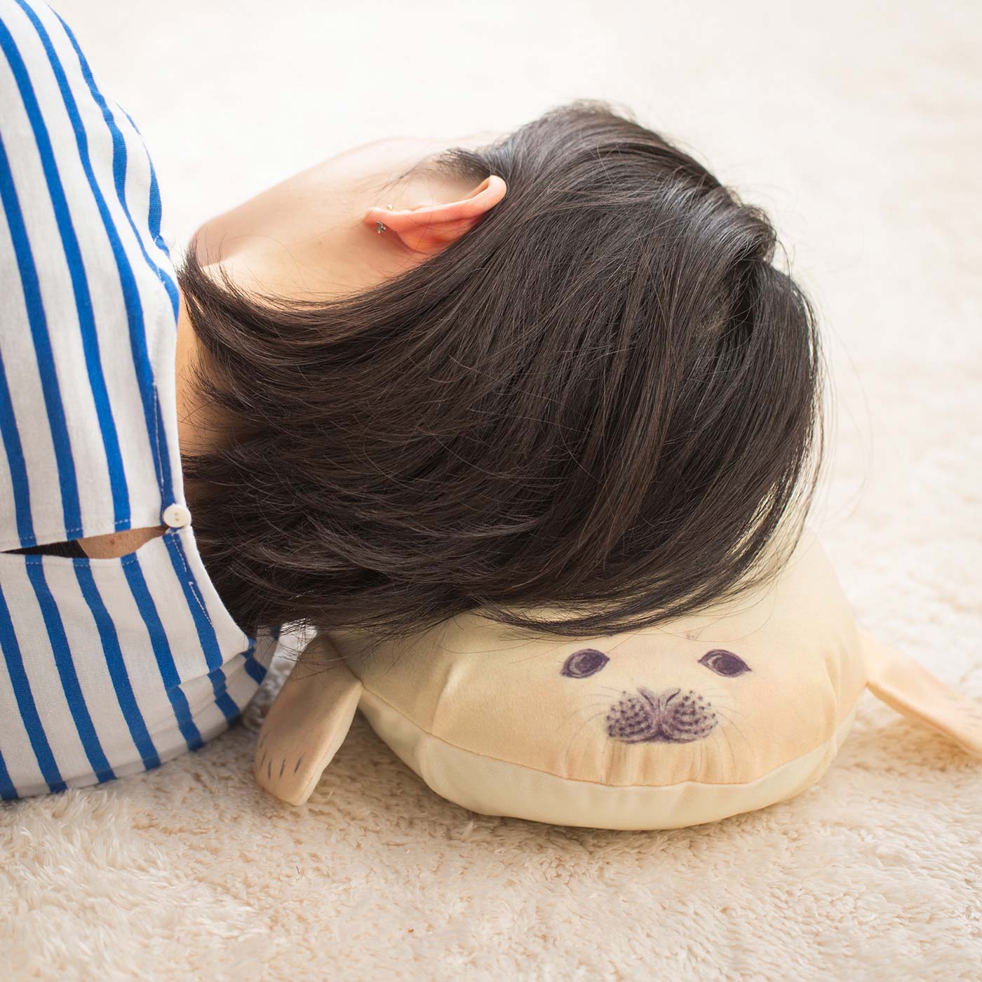 YOU＋MORE!　アザラシのおなかをパンパンにする　のび～るきんちゃくの会|フェリシモ 4