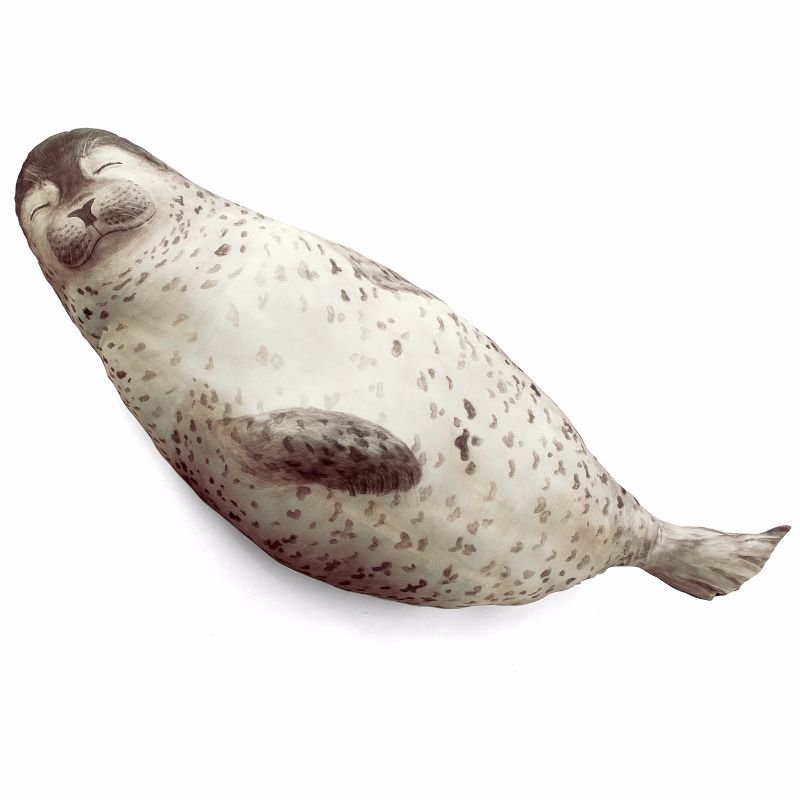 YOU+MORE！　アザラシのおなかでご～ろごろ　ビッグクッションケース|フェリシモ 2