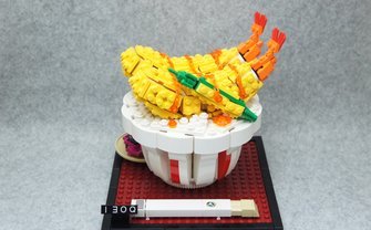 レゴで作った天丼が飯テロ！ コンテスト1位の日本人が海外で絶賛