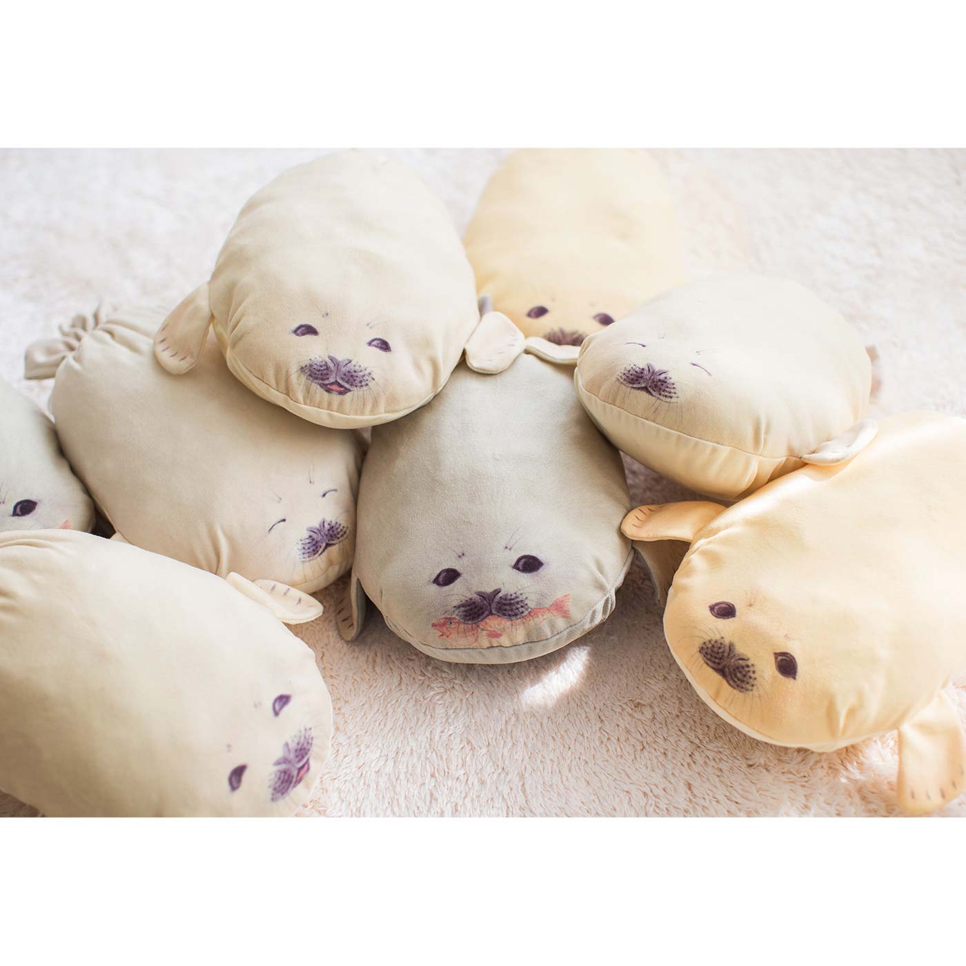 YOU＋MORE!　アザラシのおなかをパンパンにする　のび～るきんちゃくの会|フェリシモ 2