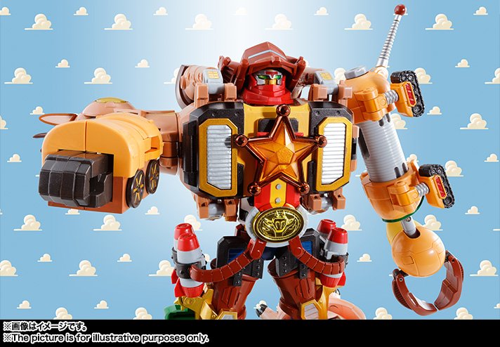 超合金 トイ・ストーリー 超合体 ウッディロボ・シェリフスター  | 画像はすべて魂ウェブより　2