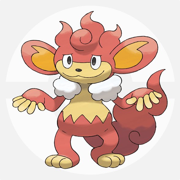 バオッキー／ポケモンだいすきクラブ ポケモンずかんより