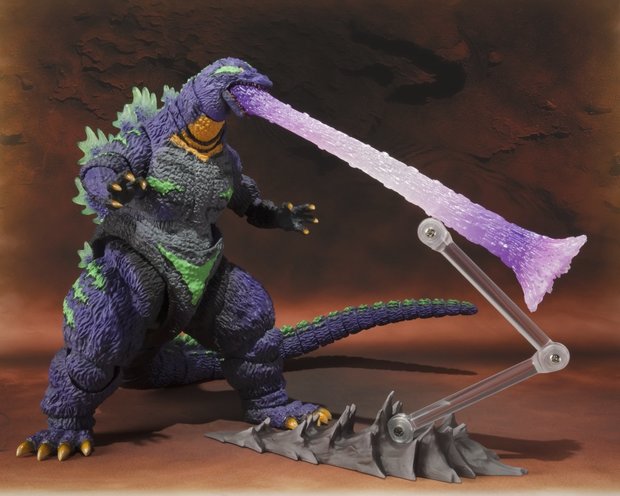 「S.H.MonsterArts ゴジラ feat.EVA-01」