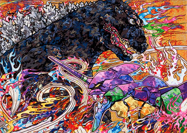 シン・ゴジラ×現代美術家 村上隆のコラボビジュアルが圧倒的すぎるっ！