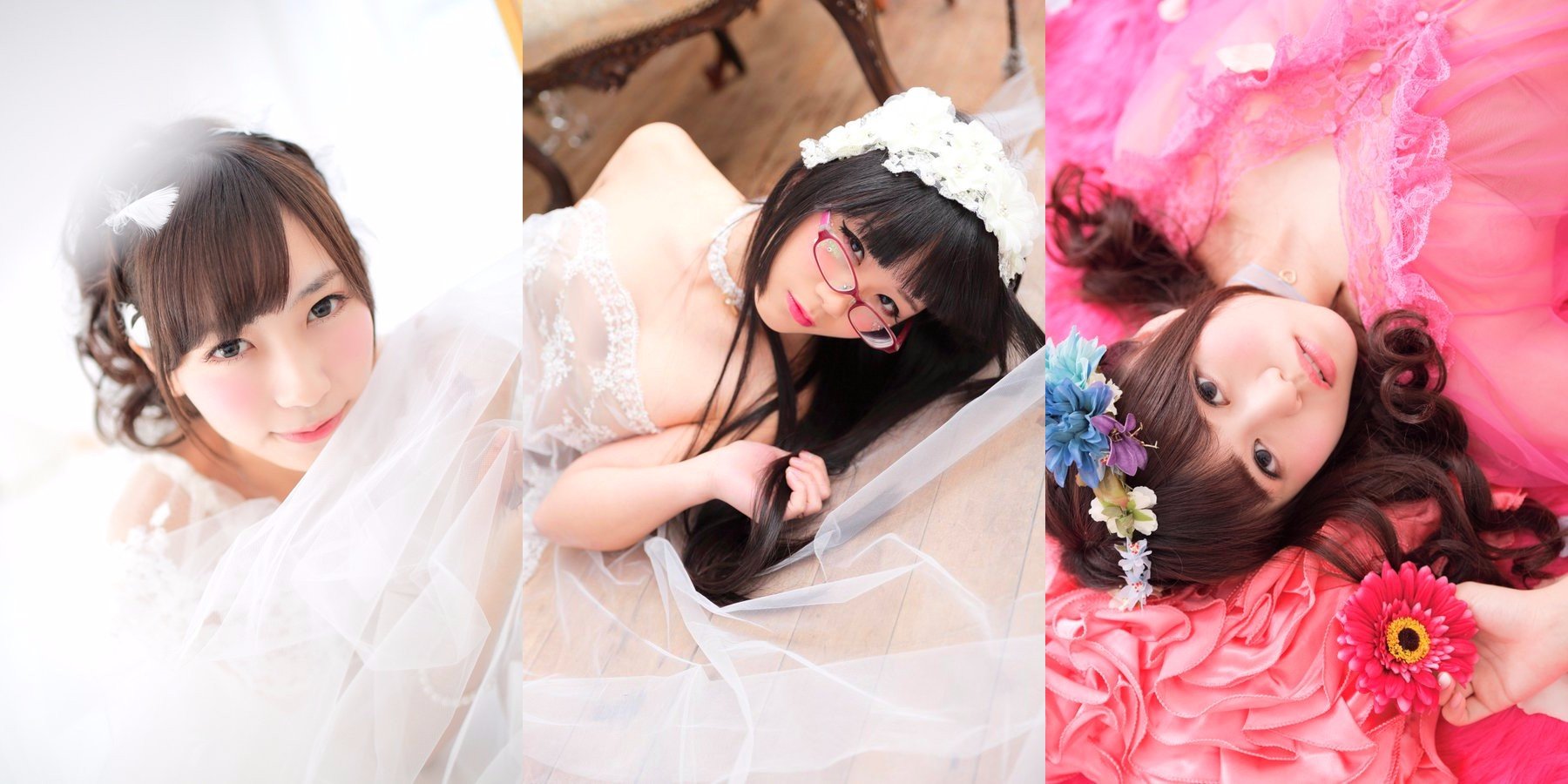 左からかれんさん、北見えりさん、志崎ひなたさん