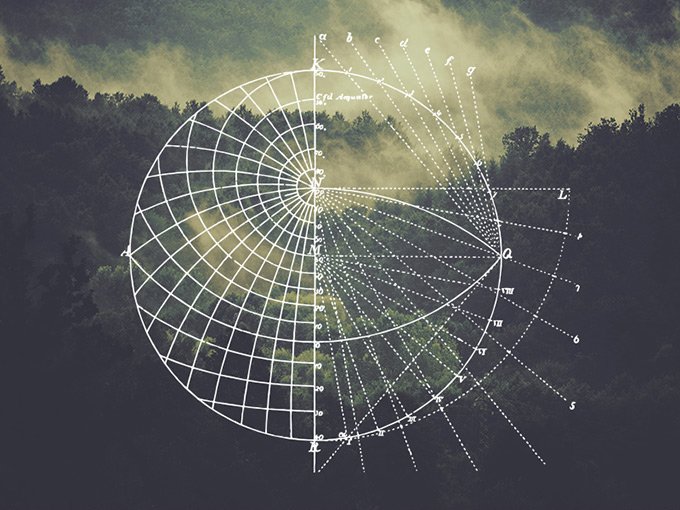 天体や地球の図形がフリー素材に 数理地理学で描かれた古き好き様式美 Kai You Net