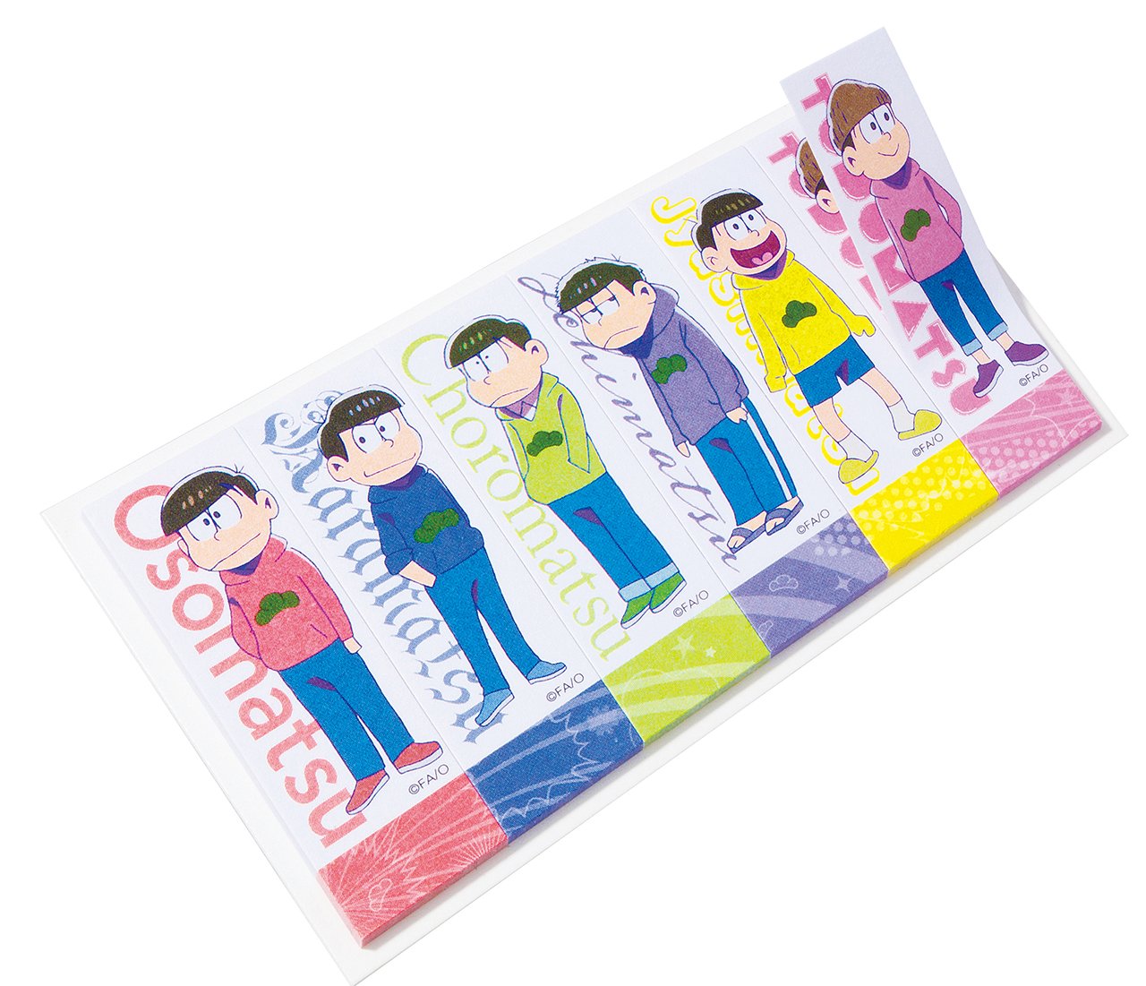 『おそ松さん 英語で東京案内』オリジナル付箋