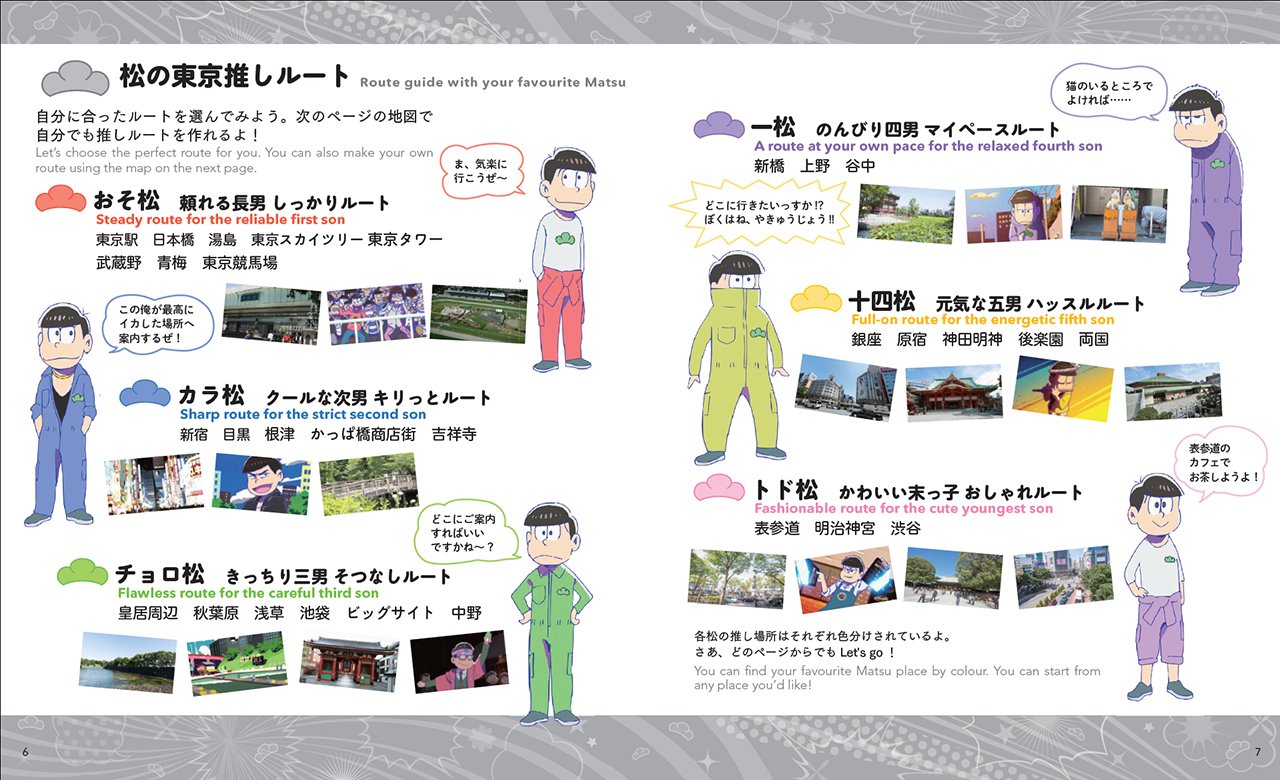 『おそ松さん 英語で東京案内』1