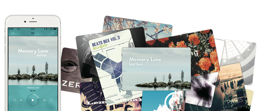 スマホ用音楽カード「SONOCA（ソノカ）」Webサイトスクリーンショット